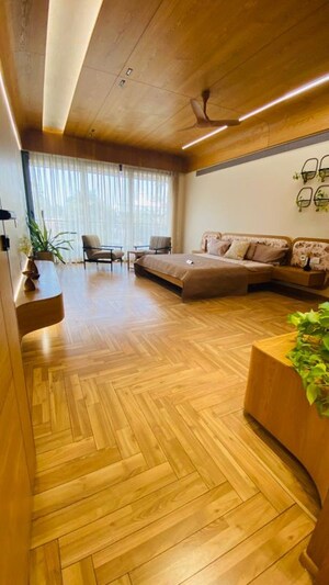 Bedroom in 4 BHK Apartment at Vihav Keystone Skyvillas, New Alkapuri – for Sale