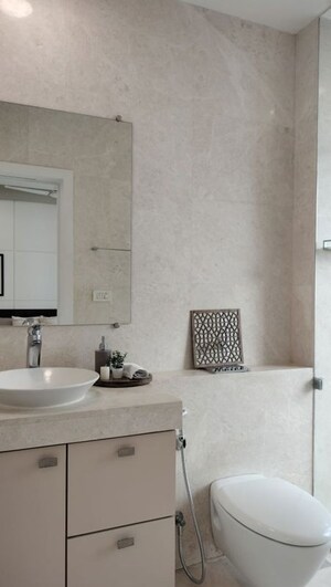 Bathroom in 3 BHK Apartment at Oberoi Exquisite Goregaon, Goregaon East – for Rent