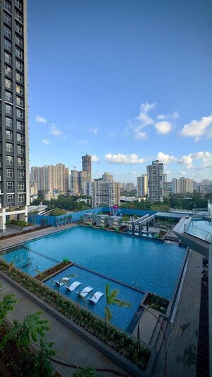 Swimming Pool in 3 BHK Apartment at Ashapura Ratnadeep, Mulund West – for Rent