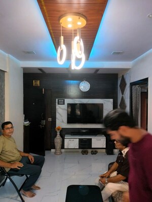 Living Room in 1 BHK Apartment at Vihang Shantivan, Panchsheel Nagar – for Sale