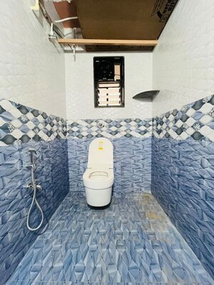 Bathroom in 2 BHK Apartment at Magarpatta Trillium, Hadapsar – for Rent