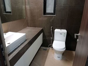 Bathroom in 5 BHK Apartment at Kalpataru Magnus, Bandra East – for Rent
