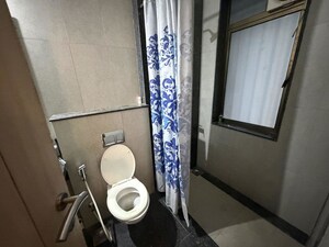 Bathroom in 3 BHK Apartment at Kalpataru Magnus, Bandra East – for Rent