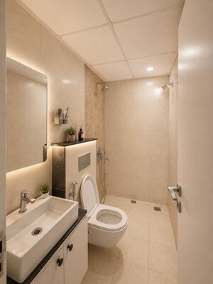 Bathroom in  Pg at Mahalunge – for Rent