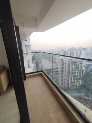 Balcony in 3 BHK Apartment at Bandra Kurla Complex – for Rent