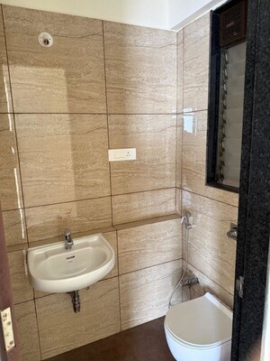 Bathroom in 2.5 BHK Apartment at Chandak 34 Park Estate, Goregaon West – for Rent