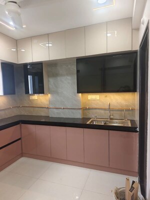 Kitchen in 3 BHK Apartment at Praneeth Pranav Solitaire, Bachupally – for Rent