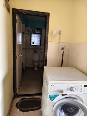 Bathroom in 2 BHK Apartment at Powai Cosmopolitan CHS, Powai – for Rent