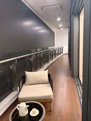 Balcony in 4 BHK Apartment at Bombay Realty Three ICC, Wadala – for Sale
