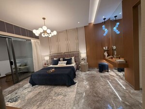 Living Room in 4 BHK Apartment at Bombay Realty Three ICC, Wadala – for Sale
