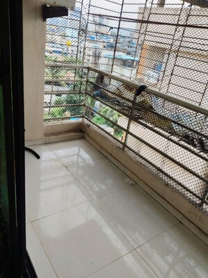 Balcony in 1 BHK Apartment at Krishna Enclave, Ghansoli – for Rent