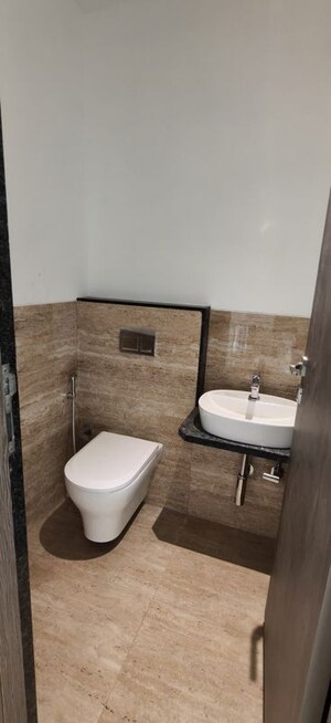Bathroom in 2 BHK Apartment at Dimples 73 East, Kandivali West – for Rent