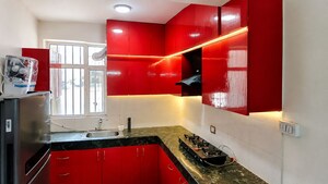 Kitchen in 3 BHK Apartment at ROF Aalayas, Sector 102 – for Rent