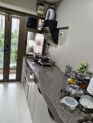 Kitchen in 2 BHK Apartment at K Raheja Ascencio, Chandivali – for Rent