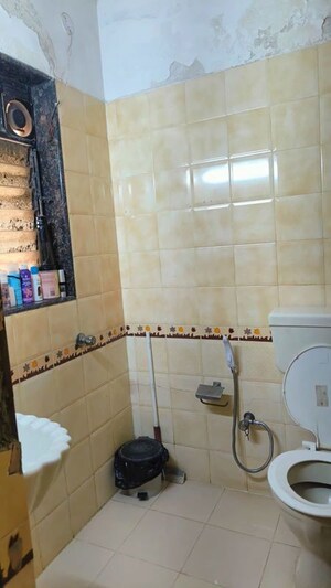 Bathroom in 3 BHK Apartment at Shelton Apartment, Santacruz East – for Rent