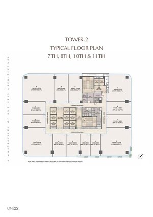 Floor Plan in  Office Space at Exotica 132, Sector 132 – for Sale