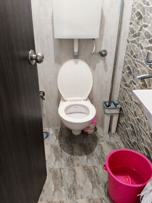 Bathroom in 1 BHK Apartment at Golden Star CHS, Santacruz East – for Rent