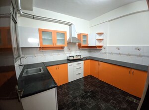 Kitchen in 3 BHK Apartment at Diamond District, Old Airport Road – for Rent