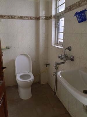 Bathroom in 3 BHK Apartment at Pavani Vantage, Banjara Hills – for Rent