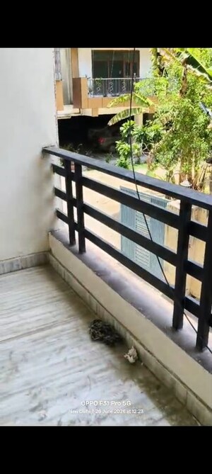 Balcony in 2 BHK Builder Floor at Mehrauli – for Rent