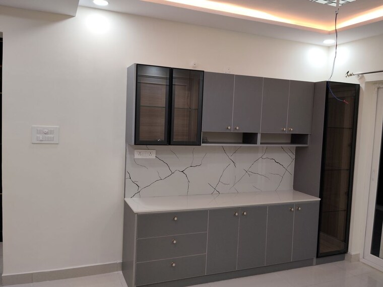 Kitchen, praneeth-pranav-solitaire 3 Bedroom 1701 Sq.Ft. Apartment In Bachupally Hyderabad 10627213