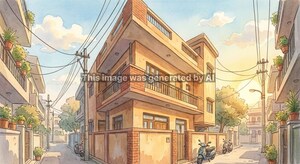  Apartment – Exterior View View at Uttam Nagar - for Sale