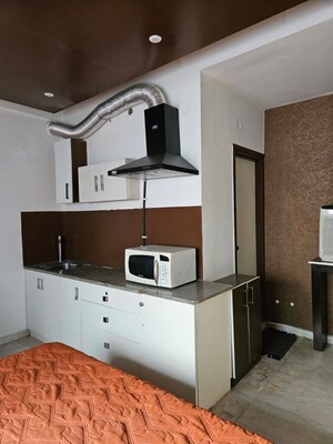 Kitchen in 1 RK Apartment at Elegant Davis, Frazer Town – for Rent