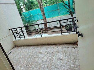 Staircase in 3 BHK Apartment at Vasudha Sai Simran, Aundh – for Rent