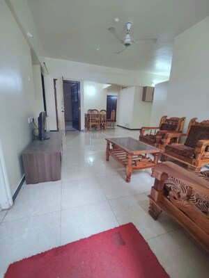 Living Room in 3 BHK Apartment at Vasudha Sai Simran, Aundh – for Rent