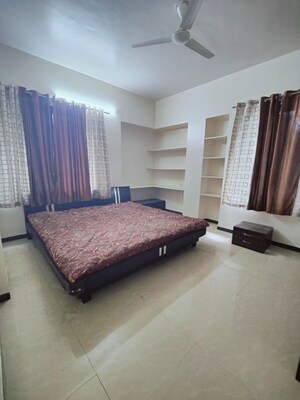Living Room in 3 BHK Apartment at Vasudha Sai Simran, Aundh – for Rent