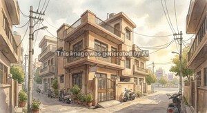  Apartment – Exterior View View at Mahavir Enclave - for Sale