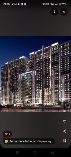 3 BHK + Study Room Apartment For Rent in Sumadhura Acropolis