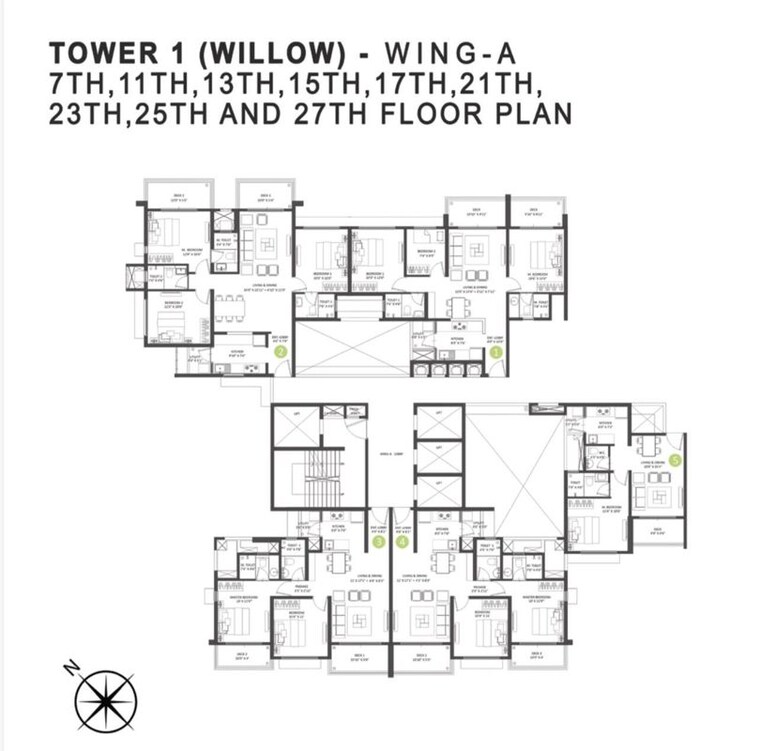 Floor Plan, shapoorji-pallonji-tornado 2 Bedroom 1035 Sq.Ft. Apartment In Hinjewadi Pune 10627513