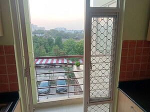 Balcony in 3.5 BHK Apartment at Ansal Celebrity Meadows, Sushant Golf City – for Rent