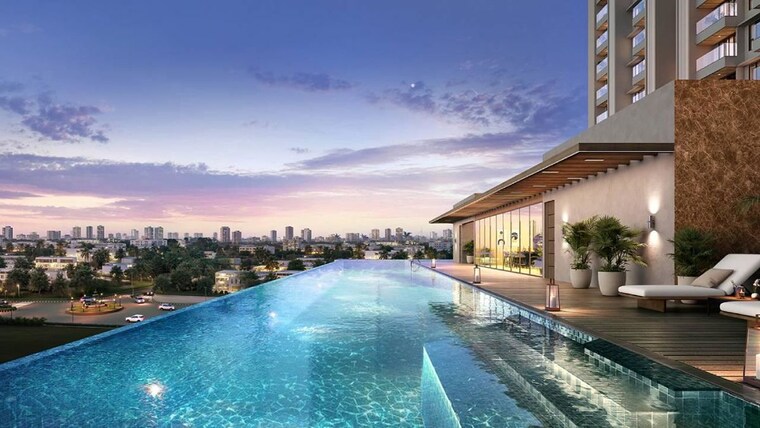 Swimming Pool, purva-estrella 2 Bedroom 543 Sq.Ft. Apartment In Lokhandwala Mumbai 10627559