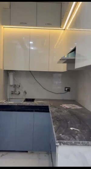Kitchen in 1.5 BHK Builder Floor at Vipin Garden – for Rent