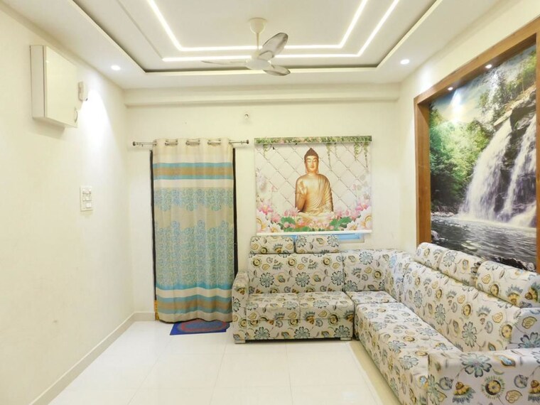 Living Room, prestige-tranquil 3 Bedroom 1769 Sq.Ft. Apartment In Kokapet Hyderabad 10627641