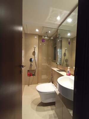 Bathroom in 2 BHK Apartment at Hiranandani Highland, Powai – for Rent