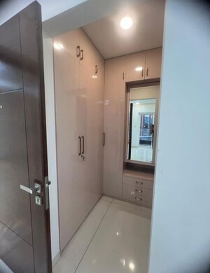 Building Lobby in 4 BHK Apartment at Aparna Luxor Park, Kondapur – for Rent