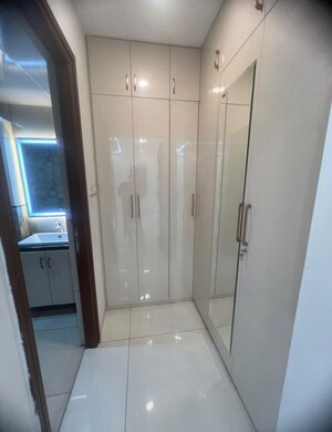 Building Lobby in 4 BHK Apartment at Aparna Luxor Park, Kondapur – for Rent
