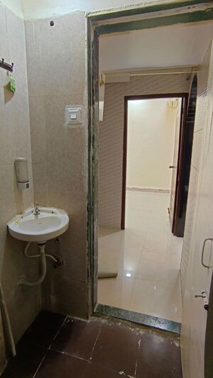 Bathroom in 1 BHK Apartment at Shelar Park, Kalyan West – for Rent
