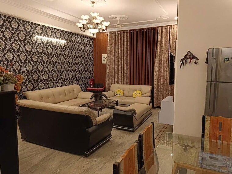 Living Room, green fields colony 2 Bedroom 100 Sq.Yd. Builder Floor In Green Fields Colony Faridabad 10627678