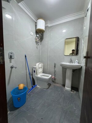 Bathroom in 1 BHK Apartment at Chattarpur – for Rent