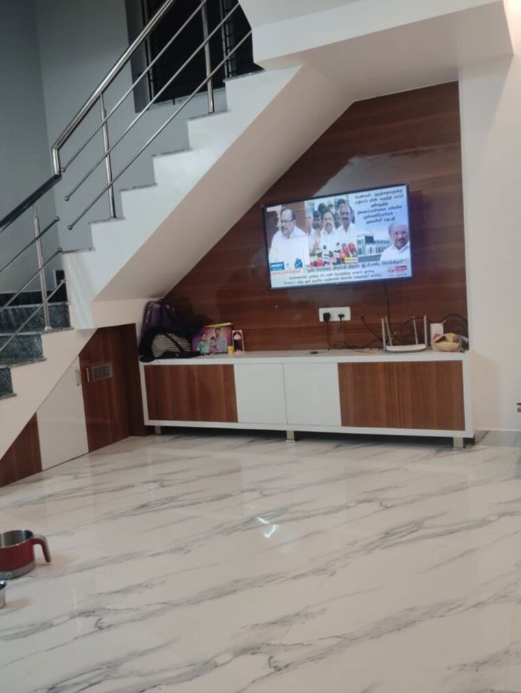 Living Room, j-j-v-camp 3 Bedroom 1000 Sq.Ft. Independent House In Selaiyur Chennai 10627677