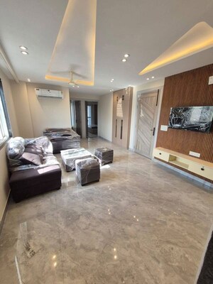 Living Room in 3 BHK Builder Floor at Paschim Vihar – for Sale