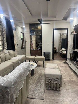 Living Room in 3 BHK Builder Floor at Paschim Vihar – for Sale
