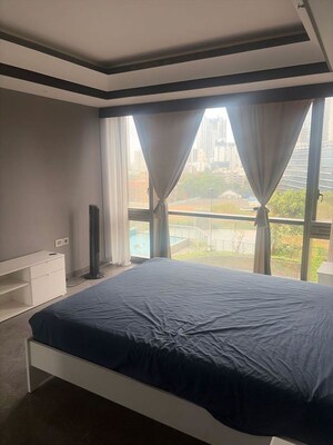 Bedroom in 3 BHK Apartment at Lodha Trump Tower, Worli – for Rent