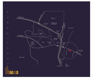 3 BHK Apartment – Map Location View at Lansum El Dorado, Narsingi - for Sale