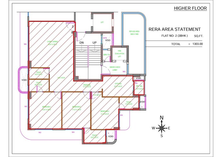 Map Location, mirchandani-triton 3 Bedroom 1303 Sq.Ft. Apartment In Santacruz West Mumbai 10627743