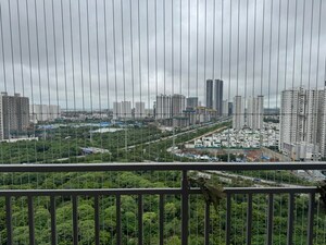 Balcony in 3 BHK Apartment at Rajapushpa Provincia, Narsingi – for Rent
